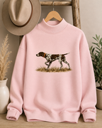 Pointer Dog Mockneck - Pink