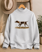 Pointer Dog Mockneck - Heather Gray