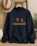 Pointer Dog Mockneck - Navy Blue