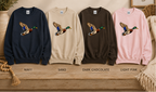 Mallard Duck Crewneck - Shown in all four colors