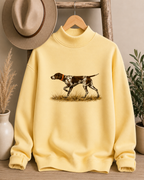 Pointer Dog Mockneck - Yellow