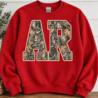 AR Camo sweatshirt in Red