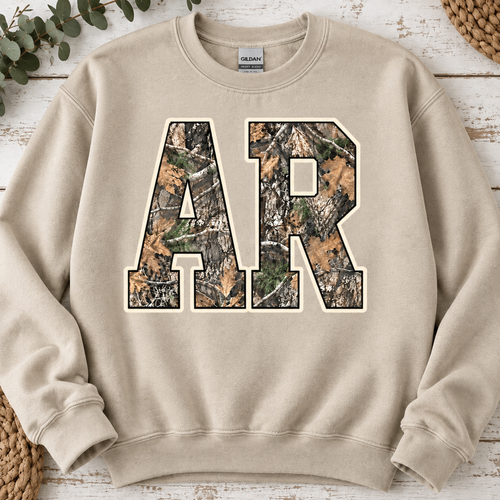 AR Camo sweatshirt in Sand