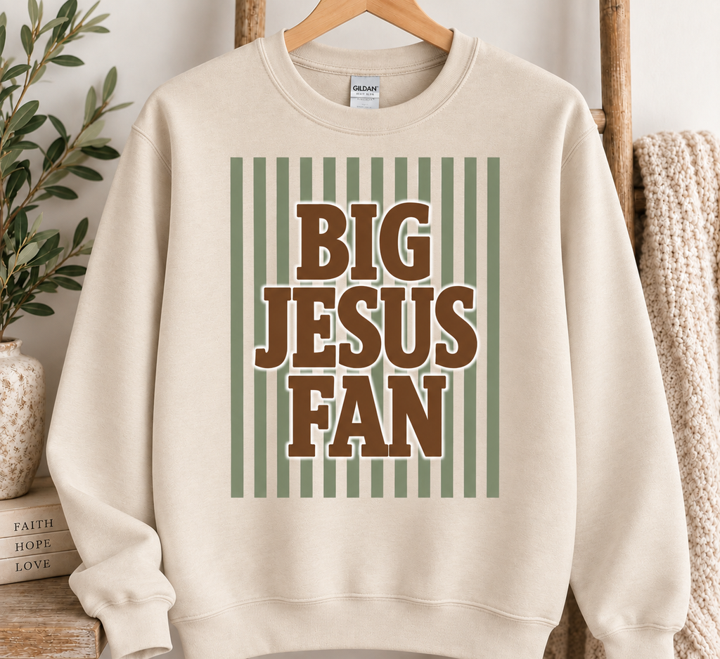 Sand Big Jesus Fan sweatshirt