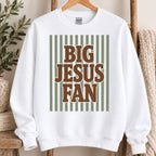 White Big Jesus Fan sweatshirt