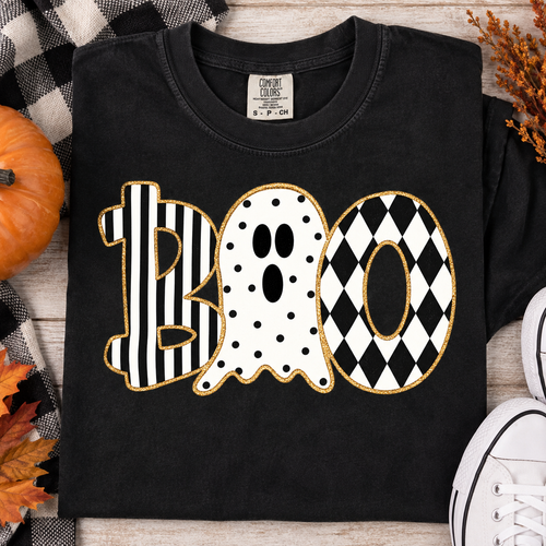 Boo Comfort Colors tee - Black