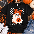 Girls Ghost Tee - Black
