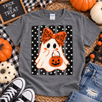 Girls Ghost Tee - Graphite Heather