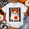 Girls Ghost Tee - White