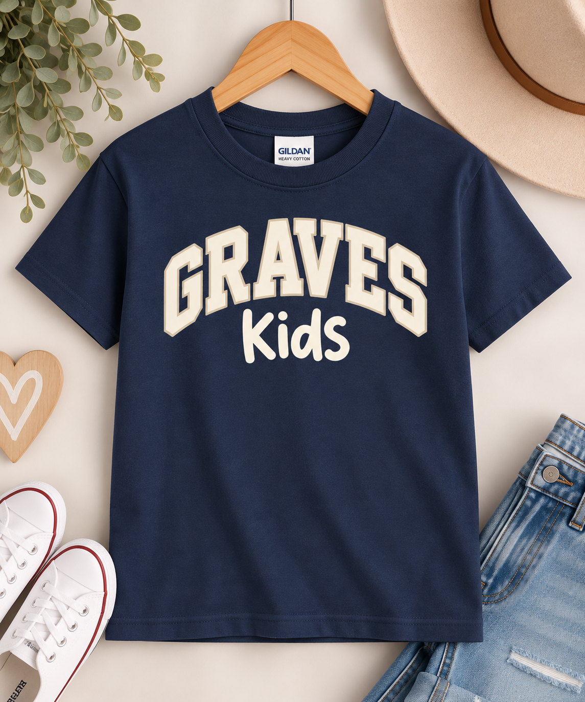 Graves Kids Youth T-Shirt - Azalea
