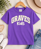 Graves Kids Youth T-Shirt - Purple
