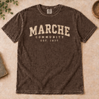 Marche Community Comfort Colors tee in Espresso