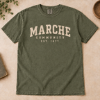 Marche Community Comfort Colors tee in Moss