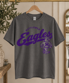 Mayflower Eagles Vintage Gildan Tee - charcoal