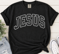 Black Polka Dot Jesus Comfort Colors T-shirt