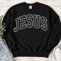 Black Polka Dot JESUS Gildan Sweatshirt
