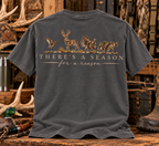 There's a Season for a Reason Gildan Tee - Gunmetal