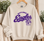 Vintage Mayflower Eagles sweatshirt in Sand