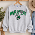 Vintage Oak Grove Gildan Sweatshirt in Ash