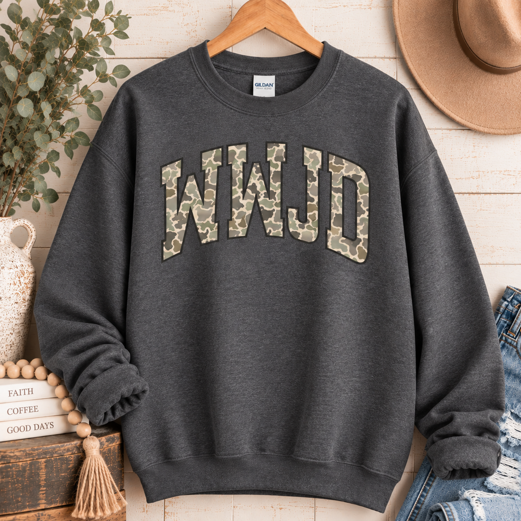 WWJD sweatshirt Charcoal