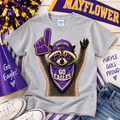 Sport Gray Youth Mayflower Raccoon Shirt